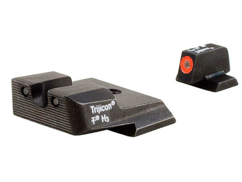 Trijicon 600556 HD Night Sights Green/Tritium Orange Outline Front Sight-Green Tritium Black Outline Rear Sight Smith & Wesson M&P/M&P M2.0