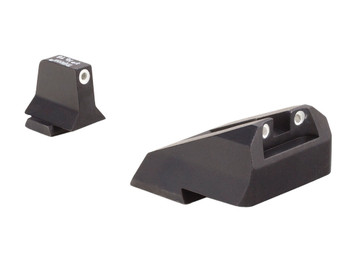 Trijicon 600900 Suppressor/Optic Height Sights Green/Tritium White Outline Front Sight-Green/Tritium White Outline Rear Sight Smith & Wesson M&P/M&P M2.0