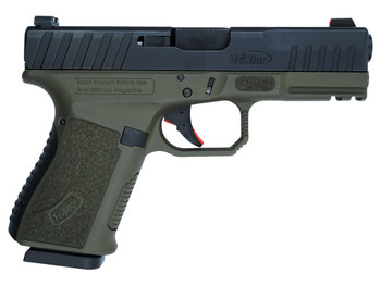 TriStar 85776 Apoc 9mm Luger 15+1 4.02" Black Steel Barrel, Black Cerakote Serrated Steel Slide, Multicam Cerakote Polymer Frame w/Accessory Rail, Textured Grip