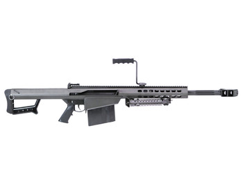 Barrett 13318 M82A1 50 BMG 10+1 20" Chrome-Lined Fluted Barrel, Black Cerakote Steel Receiver, Black Fixed Stock w/Sorbothane Recoil Pad, M1913 Optics Rail, Includes Hard Carry Case