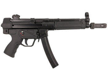 MAC 12750004 5 9mm Luger 30+1 8.90" Black Phosphate Steel Threaded Barrel, Black Phosphate Optics Ready Receiver/Frame, Black Grip, Ambidextrous