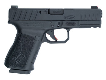 TriStar 85760 Apoc 9mm Luger 15+1 4.02" Black Steel Barrel, Black Cerakote Serrated Steel Slide & Polymer Frame w/Accessory Rail, Textured Grip