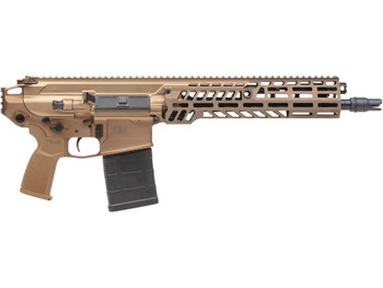 Sig Sauer PSPEAR76213B MCX Spear 7.62x51mm NATO 20+1 13", Coyote, No Brace, OEM Polymer Grip, SLX/SLH QD Flash Hider, Ambi Controls, Adj. Gas Block