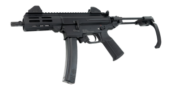 MAC 12755002 IX  9mm Luger 6.50" Black Anodized Threaded Barrel & Receiver w/Picatinny Rail, M-LOK Handguard, Black Polymer Tailhook Retractable Brace                                                  