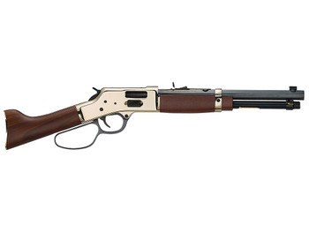 Henry H006GML Mare's Leg Side Gate 44 Mag/44 Special 5+1 12.90" Blued Octagon Barrel, Polished Hardened Brass Receiver, American Walnut Furniture