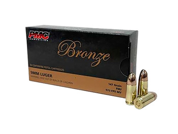 PMC 9H9mm Luger 147gr Full Metal Jacket 50 Per Box/20 Case
