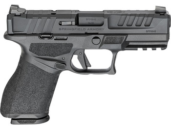 Springfield Armory EC9409BU Echelon Compact 9mm Luger 15+1 18+1 4" Black Melonite Steel Barrel & Optic Ready/Serrated Slide, Black Polymer Frame w/Picatinny Rail, Textured Grip, Ambidextrous