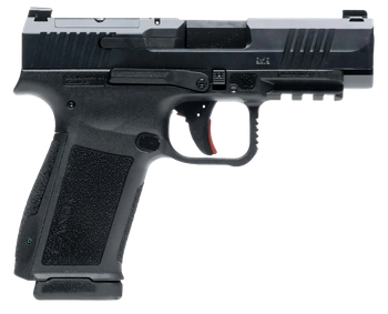 Canik HG7883N Mete MC9LS Sub-Compact Frame 9mm Luger 17+1 3.64" Black Steel Barrel, Black Nitride Serrated Steel Slide, Black Polymer Frame w/Picatinny Rail, Interchangeable Backstrap Grip            