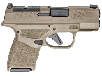 Springfield Armory HC9319FOSP Hellcat Micro-Compact OSP 9mm Luger 3" 11+1, 13+1 Flat Dark Earth Flat Dark Earth Cerakote Steel Slide Adaptive Textured Flat Dark Earth Polymer Grip