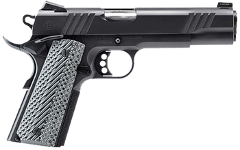 Bersa B19117050BBBB B1911 Onyx Full Size Frame 45 ACP 8+1 5" Stainless Steel Barrel, Black Serrated Steel Slide, Black Stainless Steel Frame w/Beavertail, Gray VZ Grip, Ambidextrous                   