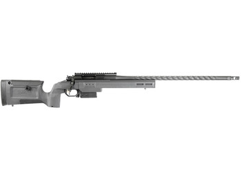 Larue Tactical LTKRGSIETE65PRC24GRY Siete Magnum 6.5 PRC 3+1 24" Sendero Fluted Barrel Gray Right Hand