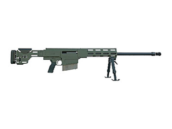 HM Defense HM50B250BMGODG HM50B2 Gen2 50 BMG 10+1 29.25" Black Cerakote Match Grade Threaded Barrel, OD Green Cerakote Aluminum Receiver w/Picatinny Rail, M-LOK Handguard, HM Precision Adj Aluminum St