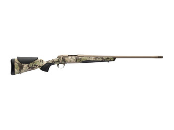 Browning 036138298 X-Bolt 2 Speed 7mm PRC 3+1 24" Smoked Bronze Cerakote Fluted Threaded Barrel & Steel Drilled & Tapped Receiver, Kryptek Obskura Transitional Camo Adj Vari-Tech Synthetic Stock, Righ