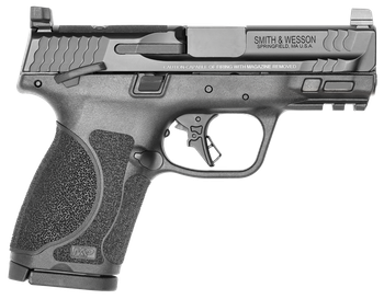 Smith & Wesson 13570 M&P M2.0  Compact 9mm Luger 15+1, 3.60" Black Armornite Stainless Steel Barrel & Optic Cut/Serrated Stainless Steel Slide, Matte Black Polymer Frame w/Picatinny Rail              