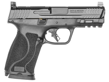 Smith & Wesson 13389 M&P M2.0 Full Size 10mm Auto 15+1, 4" Black Armornite Stainless Steel Barrel, Optic Cut/Serrated Stainless Steel Slide, Matte Black Polymer Frame w/Picatinny Rail