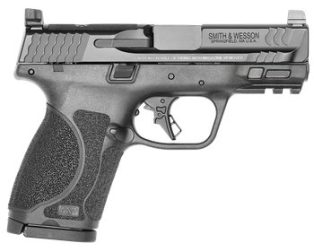 Smith & Wesson 13571 M&P M2.0 Compact 9mm Luger 15+1, 3.60" Black Armornite Stainless Steel Barrel & Optic Cut/Serrated Slide, Matte Black Polymer Frame w/Picatinny Rail                               