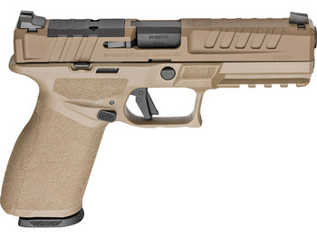 Springfield Armory EC9459FU Echelon 9mm Luger 20+1 4.50" Black Melonite Steel Barrel, Flat Dark Earth Cerakote Optic Ready/Serrated Steel Slide & Polymer Frame w/Picatinny Rail Textured Grip