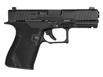 ZRO Delta 755000329990 FKS-9 Standard 9mm Luger 15+1 4" Black Nitride Match Grade Barrel, Black Nitride Serrated Slide, Polymer Frame w/Accessory Rail, Black Polymer Grip