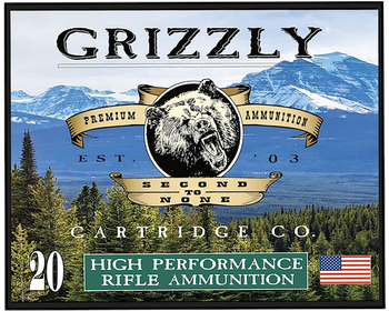 Grizzly Ammo GC357M20   357Mag 210gr Full Metal Jacket Flat Point 20 Per Box/10 Case                                                                                                                    
