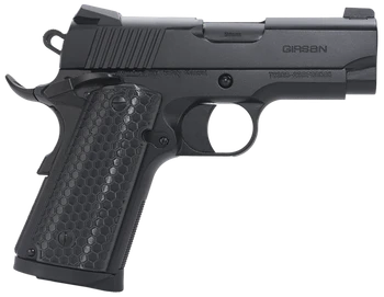EAA GIRSAN 392050 MC1911 SC Untouchable Sub-Compact Frame 45 ACP 6+1 3.40"  Black Steel Barrel, Black Serrated Steel Slide & Frame w/Beavertail, Black Polymer Grip                                     