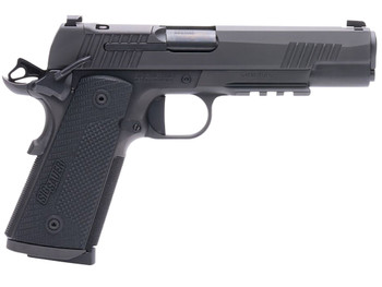 Sig Sauer 1911XR45BXR3 1911-X Full Size Frame 45 ACP 8+1 5" Black DLC Carbon Steel Barrel, Black Nitron Optic Cut/Serrated Stainless Steel Slide & Frame w/Beavertail & Picatinny Rail, Black G10 Grip