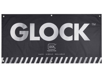 Glock AD02044 Fabric Banner Black 4' x 2