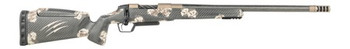 Fierce Firearms  CT Rival XP 2.0 22 Creedmoor 18" Carbon Fiber Threaded Barrel, Smoked Bronze Cerakote Titanium Drilled & Tapped Receiver, Integral Rail Forend, Desert Shadow Camo Adj Comb Carbon Fibe