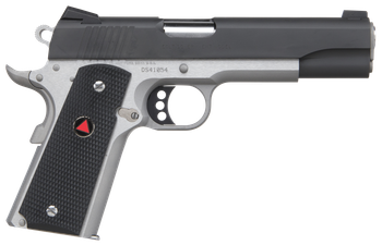 Colt Mfg O2020XETT 1911 Delta Elite 10mm Auto Caliber with 5" Barrel, 8+1 Capacity, Stainless Steel Finish Frame, Serrated Black Carbon Steel Slide & Black Polymer with Integrated Delta Medallion Grip