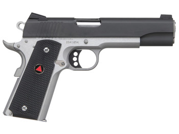 Colt Mfg O2020XETT 1911 Delta Elite 10mm Auto Caliber with 5" Barrel, 8+1 Capacity, Stainless Steel Finish Frame, Serrated Black Carbon Steel Slide & Black Polymer with Integrated Delta Medallion Grip