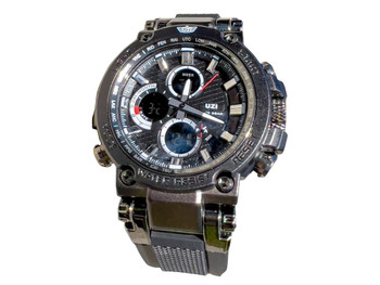 CAMP UZI-W1803BLK UZI SHOCK DIGITAL WATCH BLK