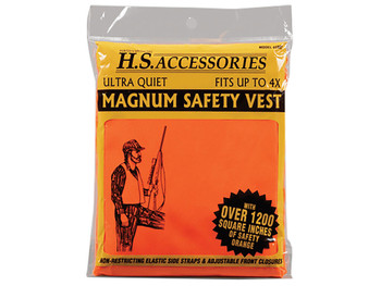 Hunters Specialties HS02002 Safety Vest Magnum Fits up to 4XL Chest Orange