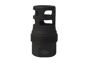 Yankee Hill 4445MB24B sRx Q.D. Muzzle Brake Short Black Phosphate Steel with 11/16"-24 tpi for sRx Adapters