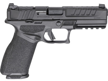 Springfield Armory EC9459BCAU Echelon *CA Compliant Full Size 9mm Luger 10+1 4.50" Black Melonite Barrel & Steel Optic Ready/Serrated Slide, Black Polymer Frame w/Picatinny Rail, Textured Grip