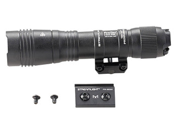Streamlight 89003 ProTac 2.0 Black Anodized Aluminum 250/2000 Lumens White LED Bulb, 266 Meters Beam, Picatinny Rail Mount, Rifle
