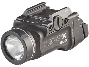 Streamlight 69404 TLR-7 X Sub USB Black Anodized 6000 Series Aluminum Springfield Armory Hellcat Subcompact Pistol with Accessory Rail 500 Lumens White LED Bulb 141 Meters Beam Rail Clamp Mount