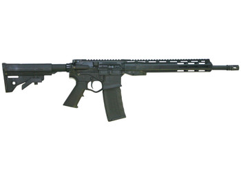 ATI ATIGAX30013ML Alpha Maxx 300 Blackout 30+1 16" Black Threaded Barrel, Black Picatinny Rail Polymer Receiver, 13" Polymer Handguard, ATI MM4 Black Synthetic Stock, Black Polymer Grip, Right Hand
