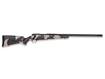 Weatherby MGS01N25CMR4B Mark V Backcountry Guide Full Size 25 Creedmoor 3+1 22" + 2" Carbon Fiber Fluted Threaded Barrel, Black Cerakote Steel Drilled & Tapped Receiver, Black w/Olive Green & Backpack