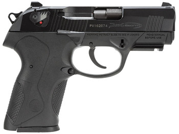 Beretta USA JXC9F20 Px4 Storm Compact 9mm Luger 10+1 3.27" Black Steel Barrel, Black Bruniton Serrated Steel Slide, Black Polymer Frame w/Picatinny Rail & Interchangeable Backstrap Grip, Ambidextrous