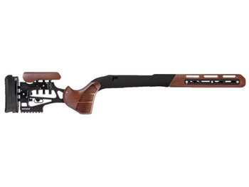 Woox SH.CHS011.17 Furiosa Chassis Walnut Aluminum/Wood Fits Tikka T3/T3X CTR Bolt Action 31" OAL