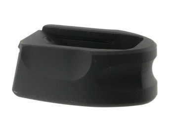 Samson 040603201 Magazine Extension made of 6061-T6 Aluminum with Hardcoat Anodized Black Finish for 9mm Luger S&W M&P Shield, M&P Shield M2.0 7 & 8 Round Mags (Adds 1rd)