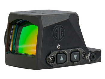 Sig Sauer Electro-Optics SORX1480 Romeo-X Enclosed Compact Black 1x24mm 3MOA Green Dot Reticle RX Footprint Mount