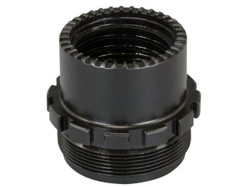 Yankee Hill 3060 Phantom QD Adapter 1-3/8"-24 tpi, Black Stainless Steel