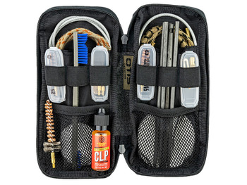 Otis FG9015569 Defender Cleaning Kit Multi-Caliber Handgun/Rifle/13 Pieces Black Nylon Case