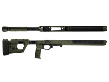 Magpul MAG997-ODG Pro 700 Stock Fixed w/Aluminum Bedding OD Green Synthetic for Remington 700 SA