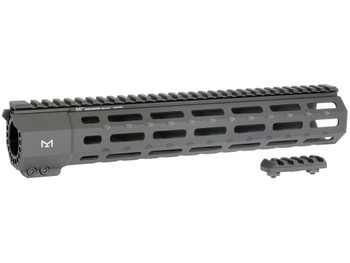 MIDWEST INDUSTRIES INC MISP12M SP-Series AR-15 6061 Aluminum Black Hard Coat Anodized 12.625