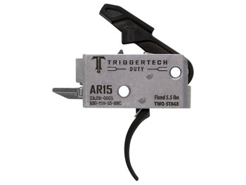 TriggerTech AH0TDB55NNC Duty Mil-Spec Two-Stage Curved 5.5 lbs Draw Weight Fits AR-15
