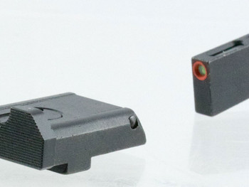 TruGlo TG13GLAPC TFX Pro Orange Fiber Optic, Tritium Front/ Black Rear/Black Nitride Fortress Frame/Compatible w/Most Glock Except Single Stack & MOS, Front Post/Rear Dovetail Mount