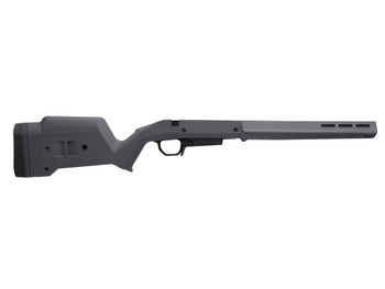 Magpul MAG1207GRY Hunter American Stock Gray Adjustable Synthetic Stock with Aluminum Chassis for Short Action Ruger American Right Hand Includes STANAG Mag Well