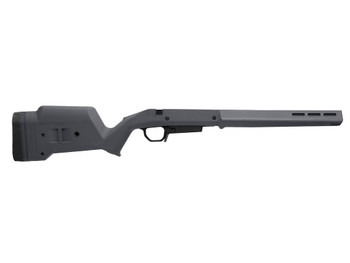 Magpul MAG1207GRY Hunter American Stock Gray Adjustable Synthetic Stock with Aluminum Chassis for Short Action Ruger American Right Hand Includes STANAG Mag Well