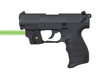 Viridian 9120097 E-Series Fits Walther P22 Green Laser Black Polymer Rail Mount Mount